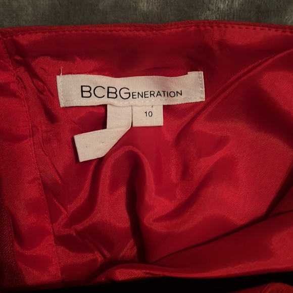 BCBGeneration Vibrant Red Halter Jumpsuit - Picture 7 of 7